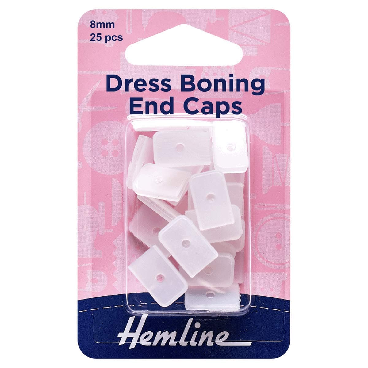 Hemline Boning End Caps 8mm H696EC.8