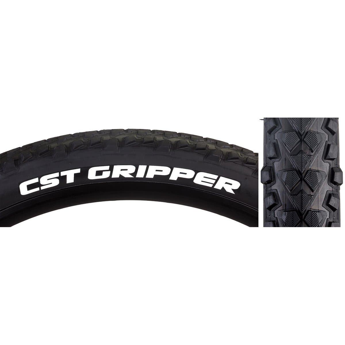 CSTPremium Gripper Clincher Tire, 27.5x2.25, Black, Wire, Sc