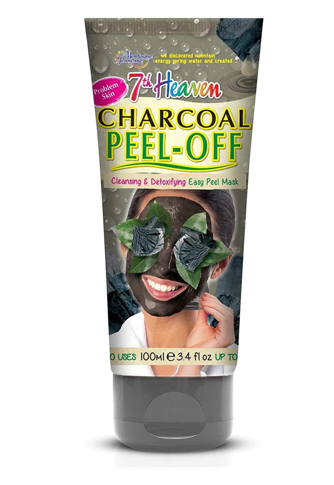 Montagne Jeunesse Charcoal Peel Off Mask, 100 ml