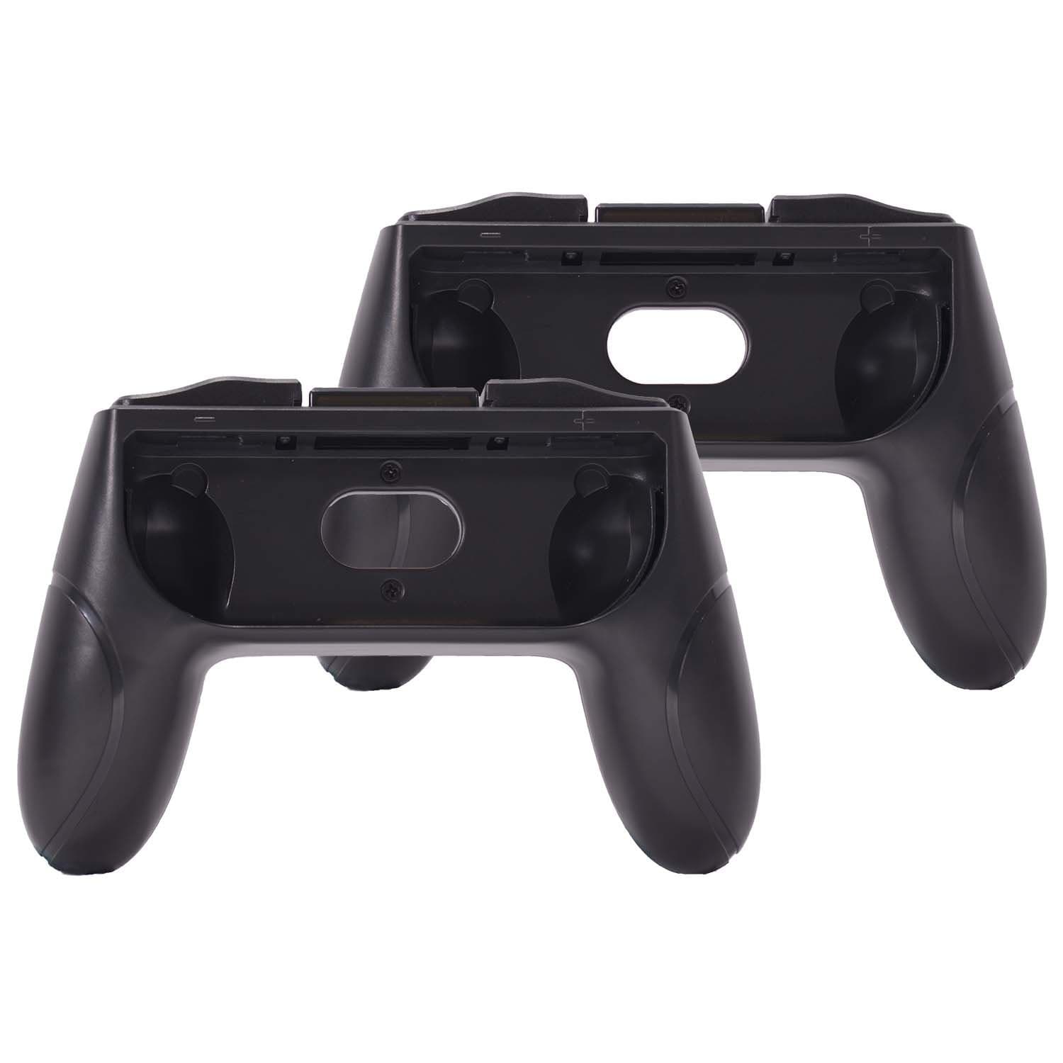 Joy-Con Controller Padding Protective Grips Wear-Resistant Game Handle for Nintendo Switch – 2 Packs Black Durable Long-Lasting Easy Trigger