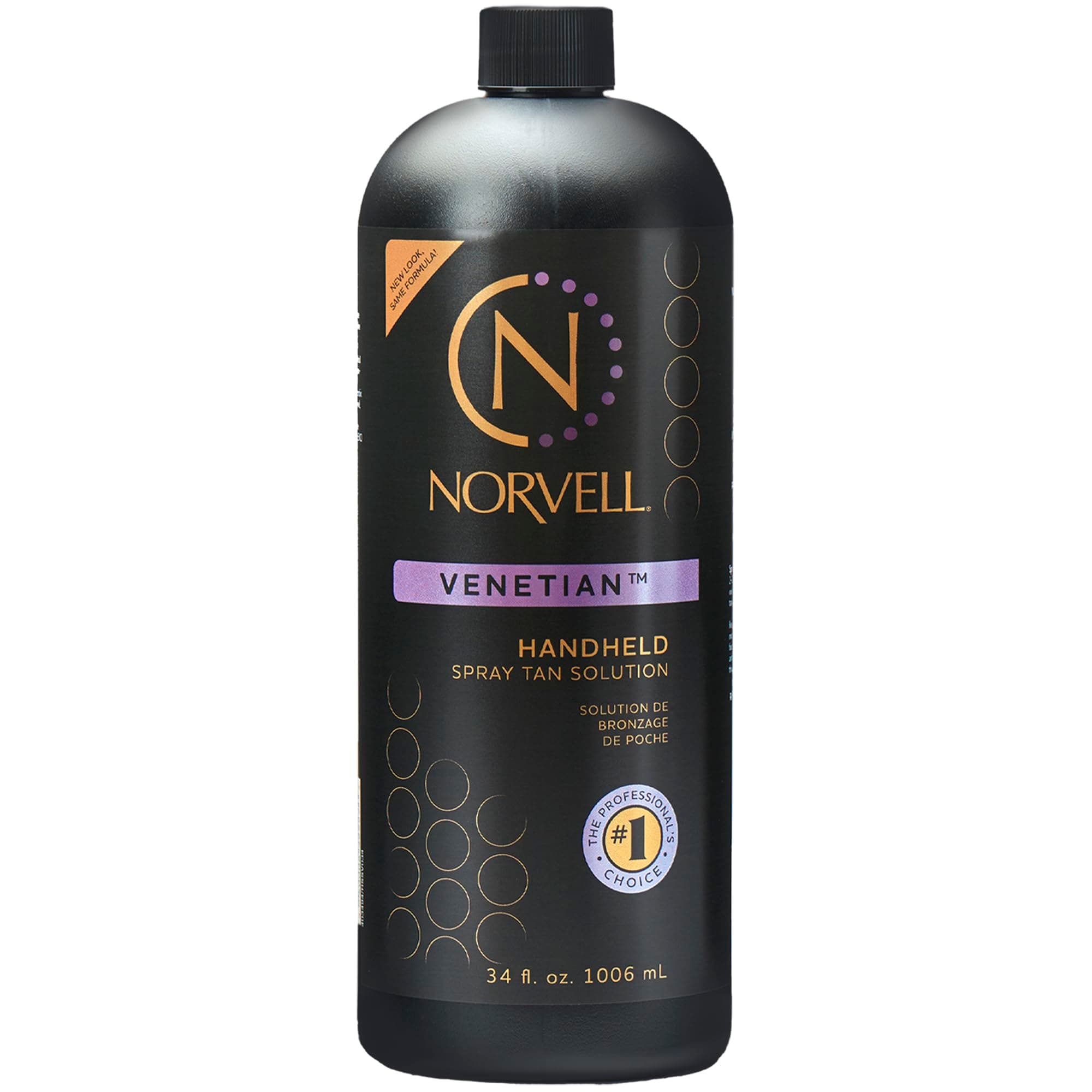 Premium Spray Tan Solution Venetian 1 Liter – Professional Sunless Tanning Formula for Natural Bronze Glow, Streak-Free, Fast-Drying, Long-Lasting Color