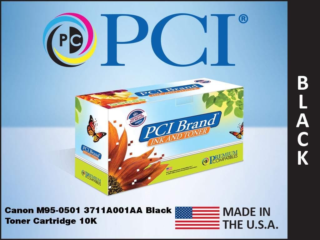 PCI Brand Remanufactured Toner Cartridge Replacement for Canon 3711A001AA FP400 Black Toner Cartridge 10K Yield
