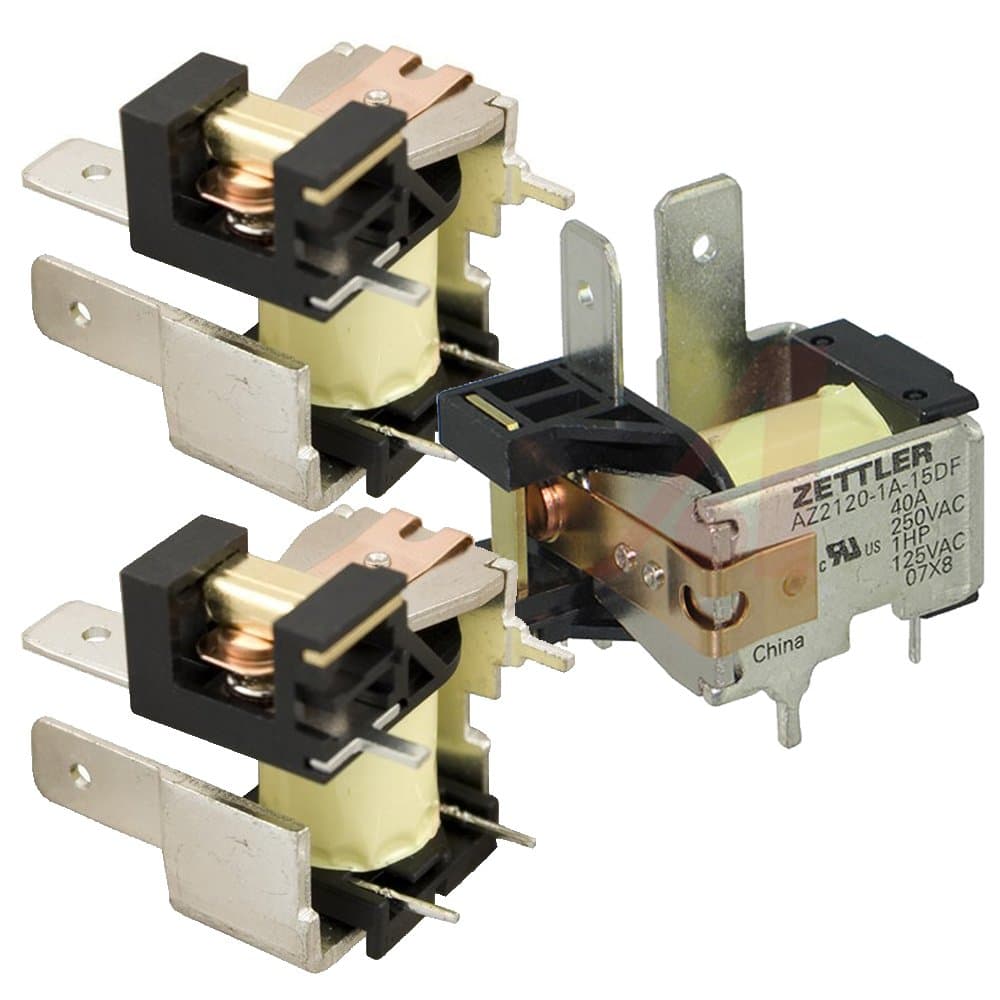 Zettler AZ2120-1A-15DF T-90 Type 15-Volt 30-Amp SPST Circuit Board Relay (Pack of 3)