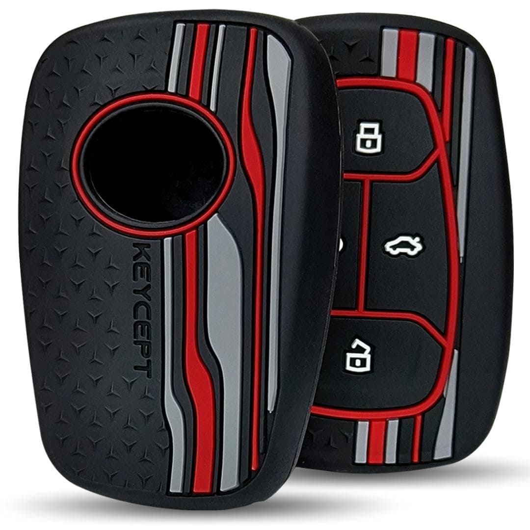 Keycept Tristar Key Cover for Tata Nexon | Curvv | Altroz | Harrier | Punch ...
