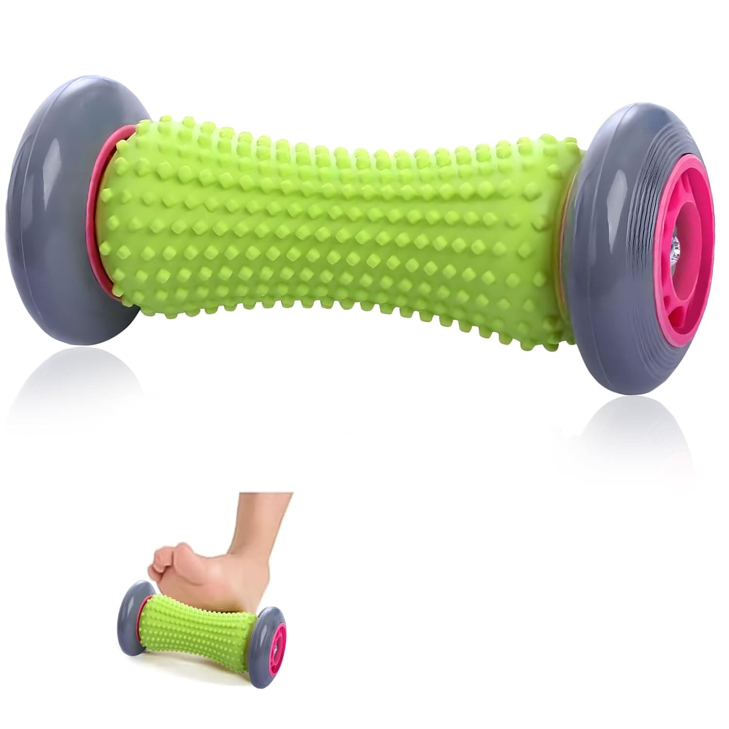 Foot Massage Roller, Deep Tissue Trigger Point Muscle Roller Stick to Relieve Pain and Stress Plantar Fasciitis Recovery Therapy Tool Foot Massager for Tight Muscles, Feet, Hands, Arms, Legs