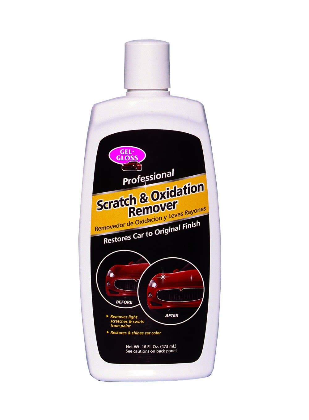 Gel-Gloss Auto Scratch and Oxidation Remover - 16 oz.
