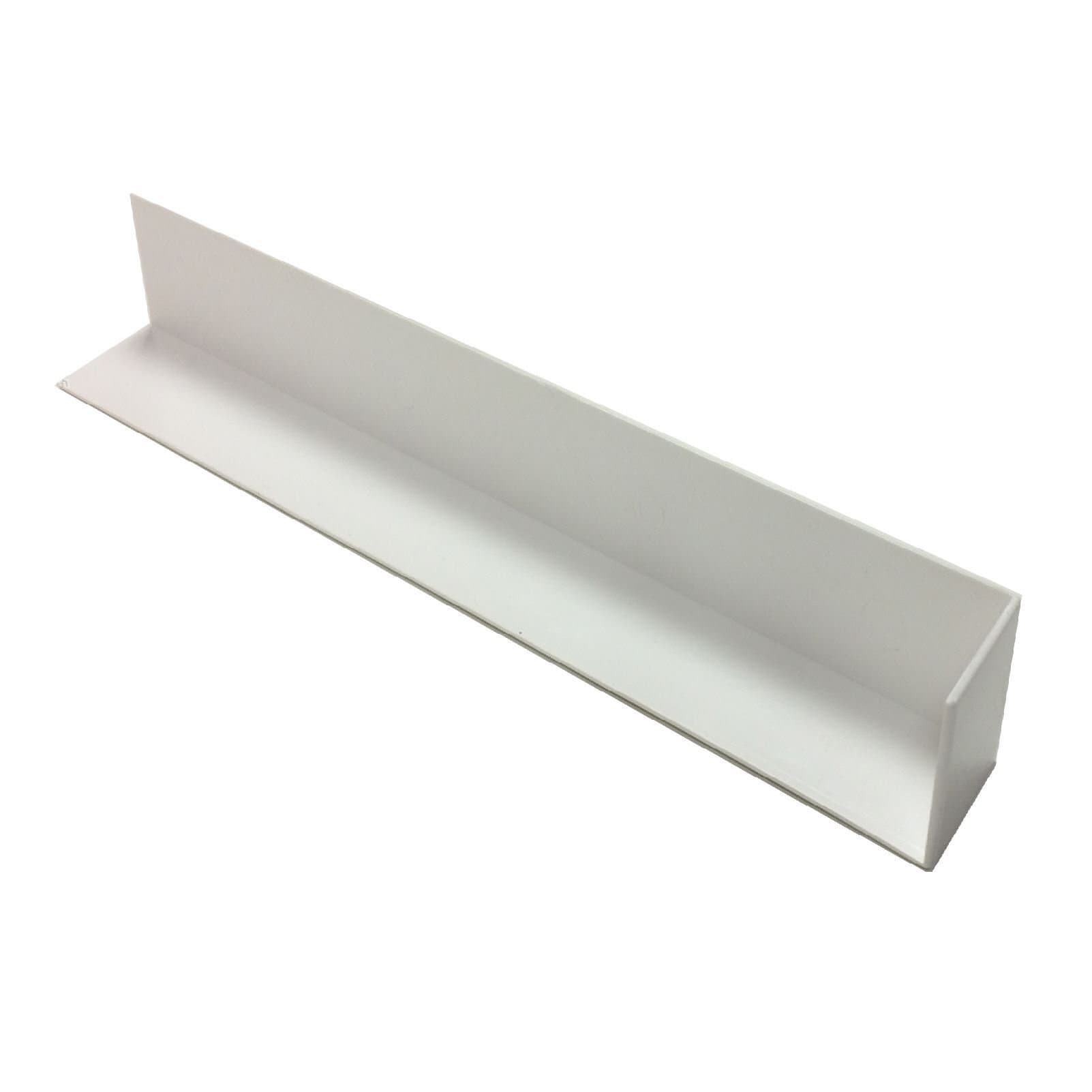 Homesmart 10 x UPVC Plastic Fascia Board Corner Joint White 300mm Square Edge Profile