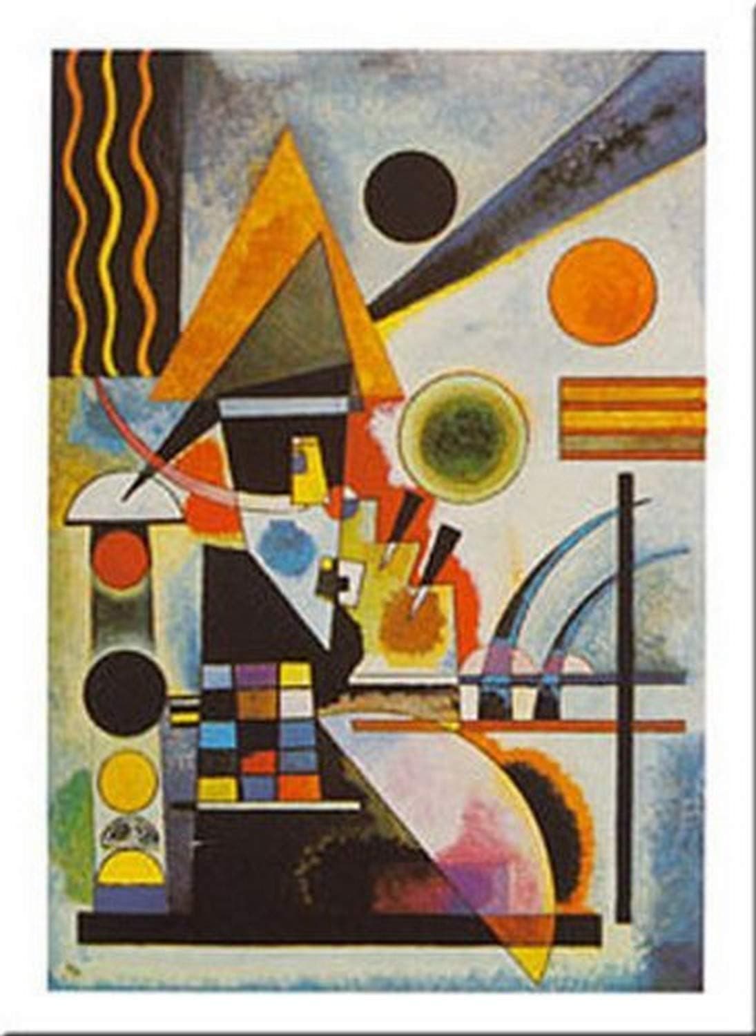 buyartforless Balancement by Wassily Kandinsky 20x16 Art Print Poster, 15.75" x 19.50"