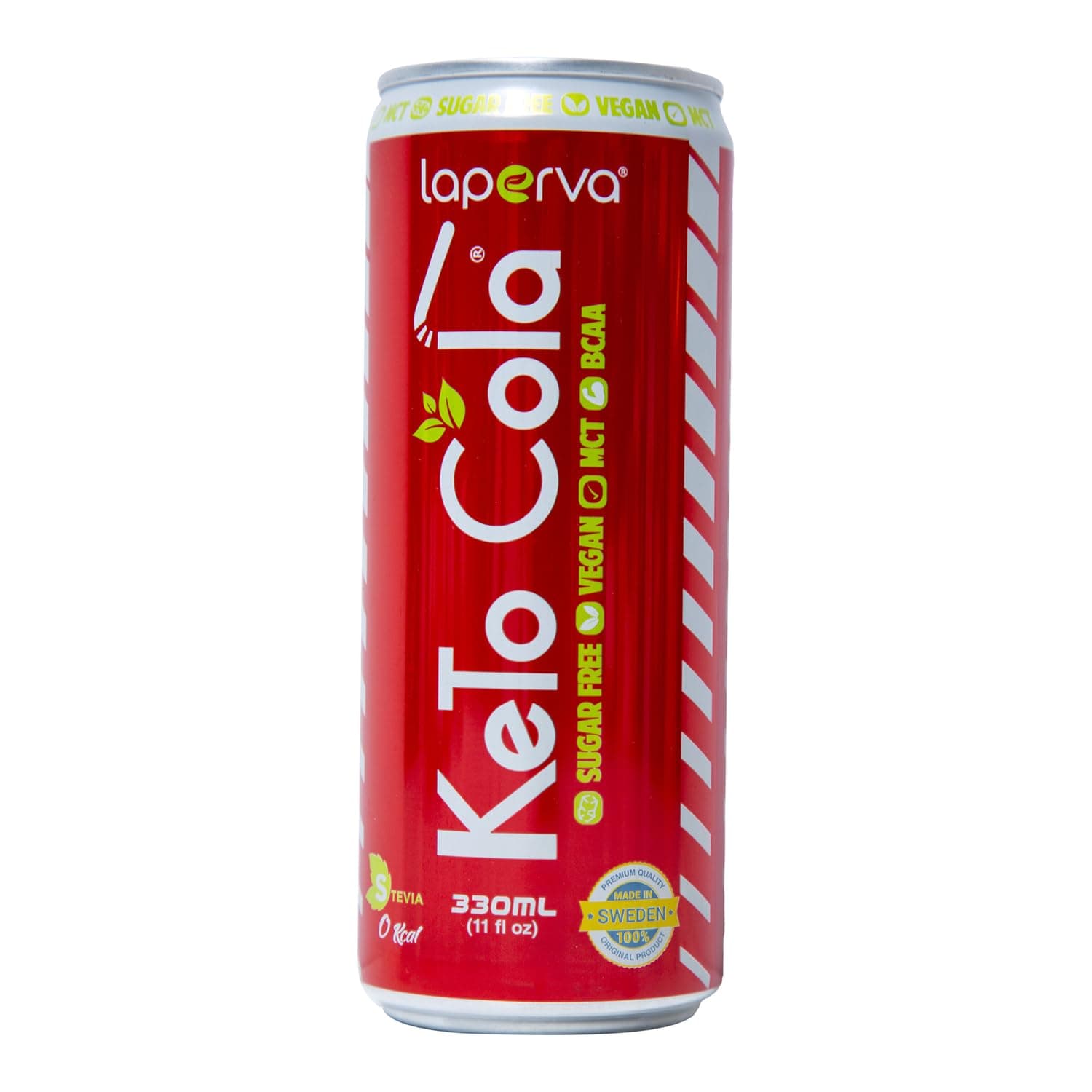 Keto Cola Vegan Freindly Zero Calorie Cola, Contains 5 mg MCT & BCAAs, 3 mg Glutamine, Also Includes Important Minerals such as Sodium, Magnesium, and Potassium - 1 Piece