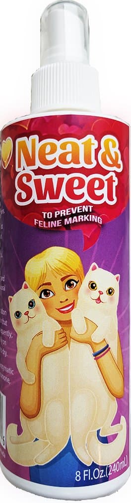 Pet MasterMind Neat & Sweet Stop Cat Marking Indoor Spray - for Feline Inappropriate Urination and Re-Soiling Caused by Behavioral Issues
