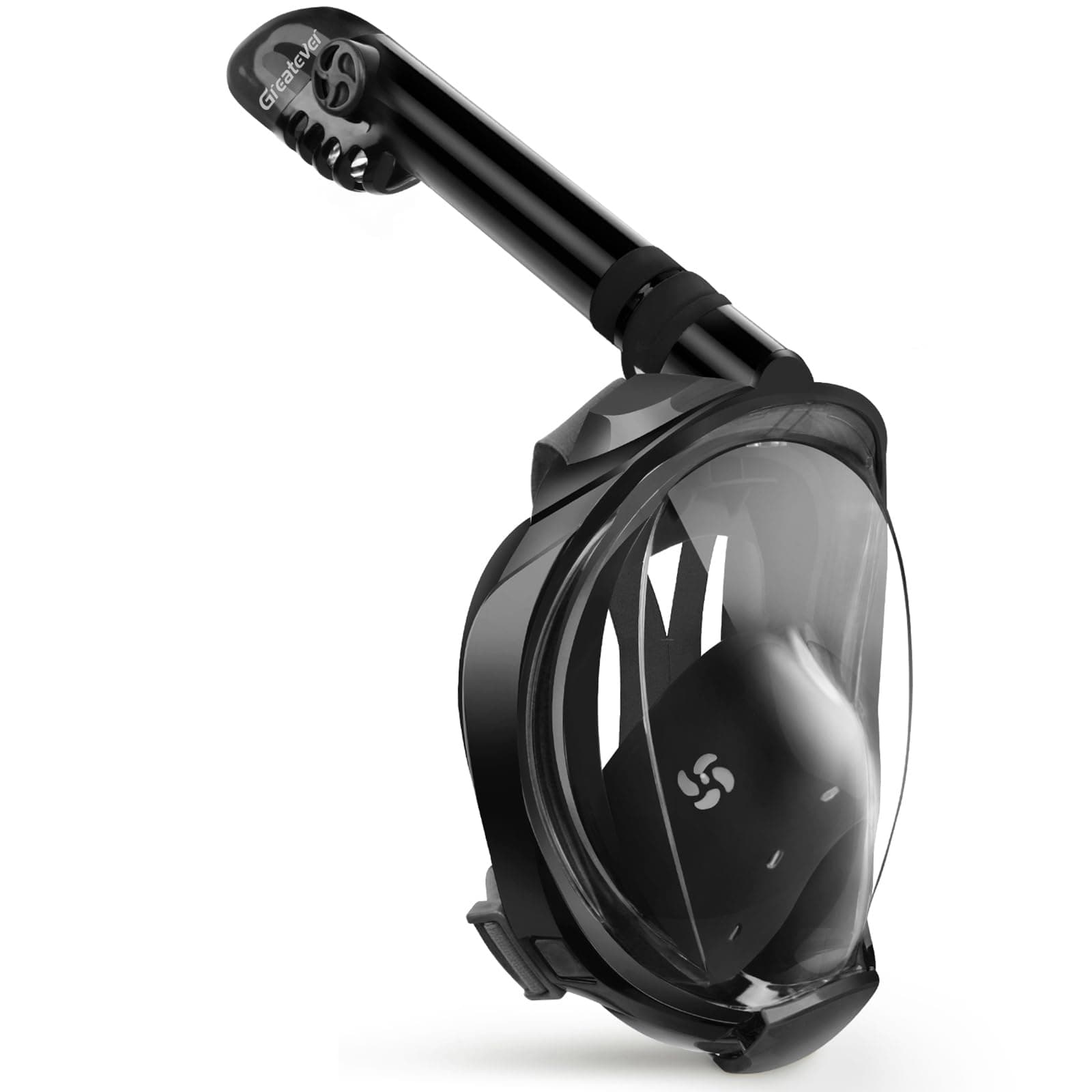 Greatever G2 Full Face Snorkel Mask with Latest Dry Top System,Foldable 180 Degree Panoramic View Snorkeling Mask with Camera Mount,Safe Breathing,Anti-Leak&Anti-Fog,for Kids&Adult