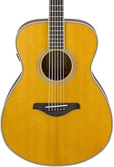 Yamaha FS-TA Concert Size Transacoustic Guitar w/ Chorus and Reverb, Vintage Tint