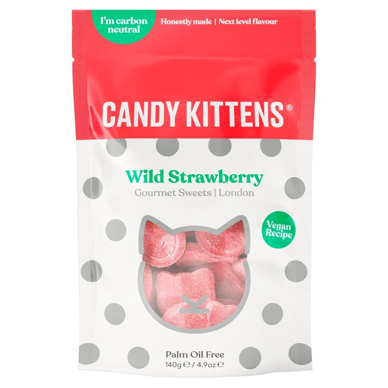Wild Strawberry Gourmet Sweets Bag 140G (Pack of 6)