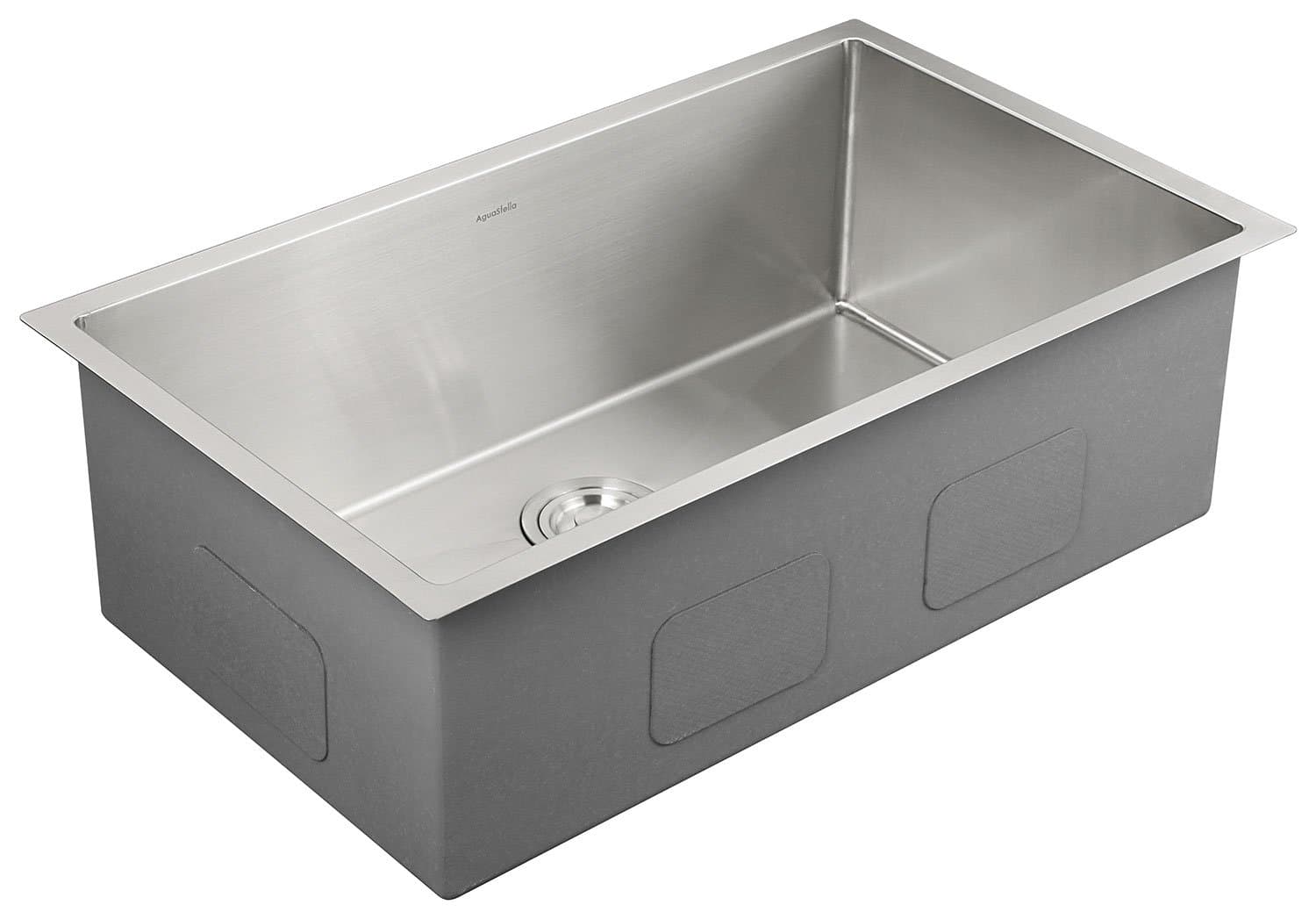 AguaStella Stainless Steel Undermount Kitchen Sink 30 Inches Single Bowl