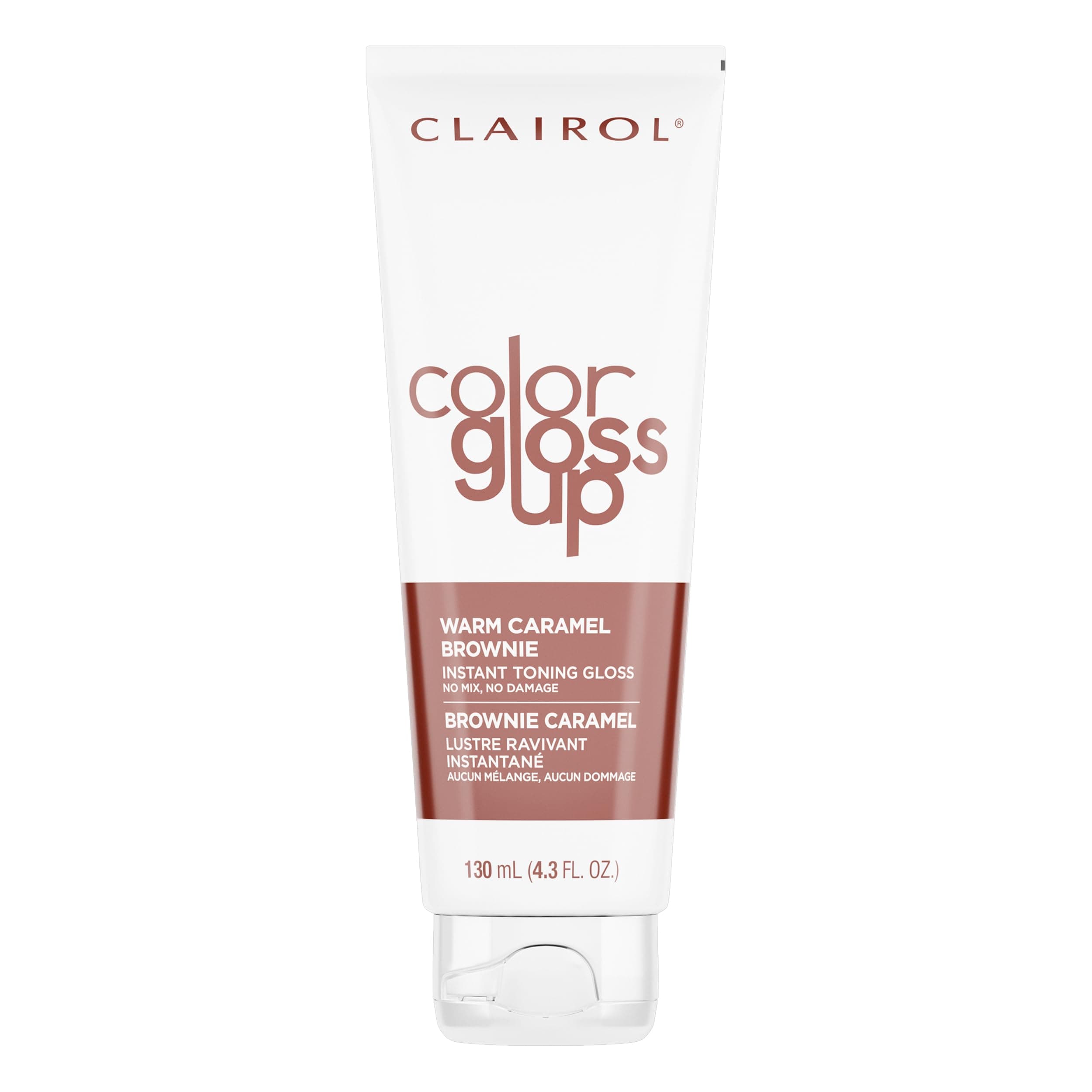 Clairol Color Gloss Up Temporary Hair Dye, Warm Caramel Brownie Hair Color, Pack of 1