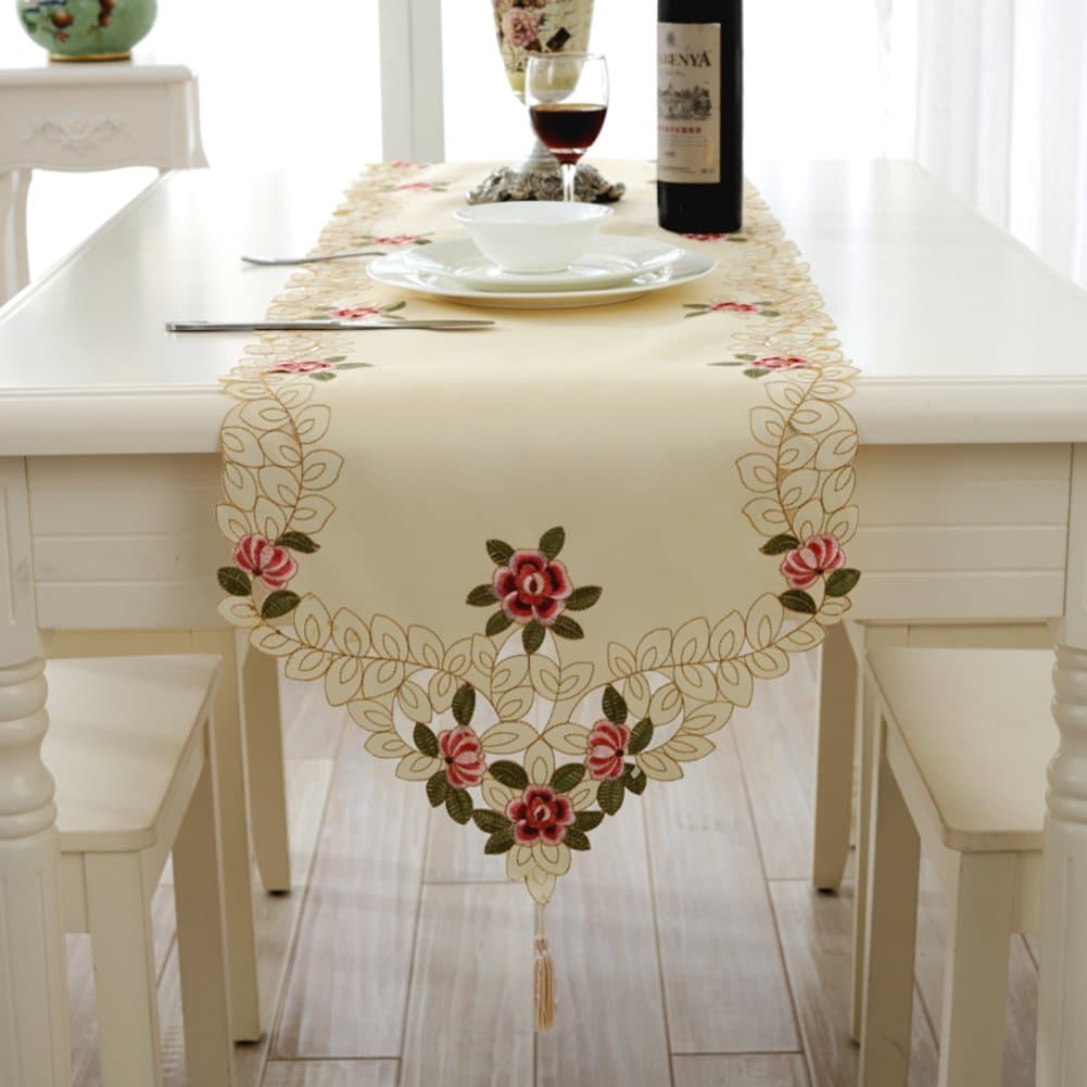 Table runner/[hollow],european style,[rural]/bed runner/luxury table runner-A 40x260cm(16x102inch)
