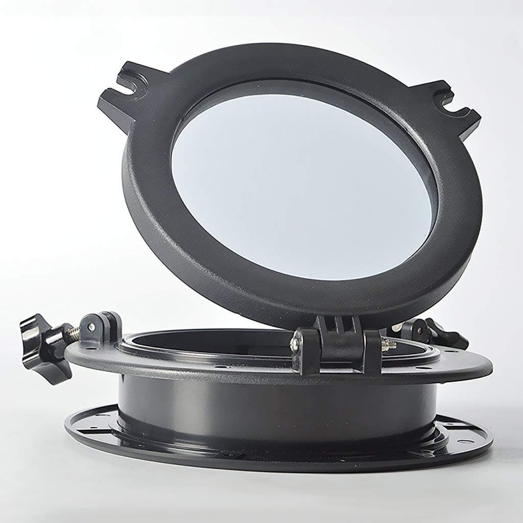 Boat 10.4" Hatches Porthole Portlight Marine/Yacht/RV/Campers Windows - Black