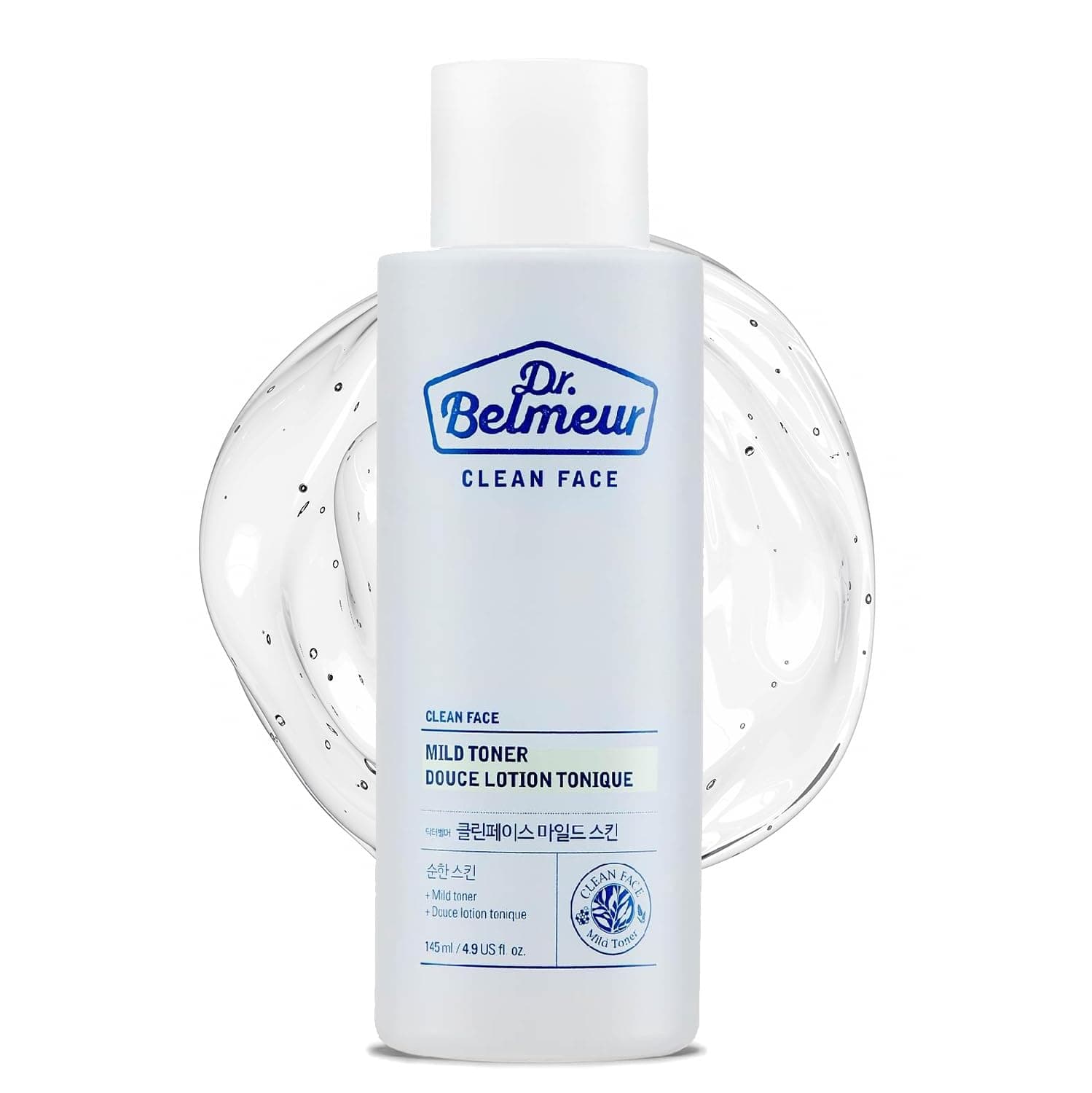 THEFACESHOP - Clean Face Mild Toner (145 ml/4.9 fl oz) - Alcohol-Free Astringent Toner for Sensitive Skin - Tones and Soothes - 145 grams, 6.35 Fl Oz (Pack of 1)