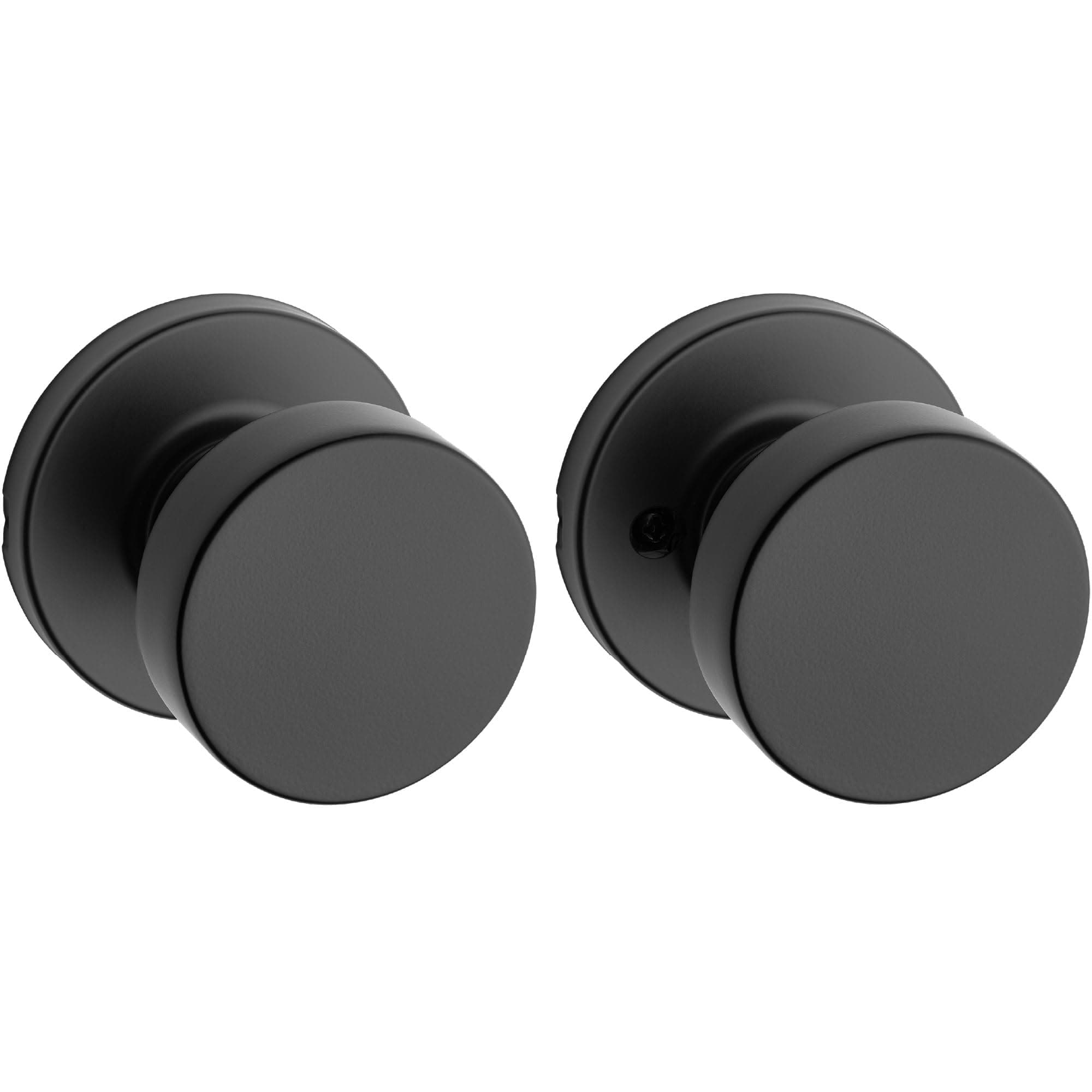 97200-892 Pismo Door Knob, Matte Black, Round Rose