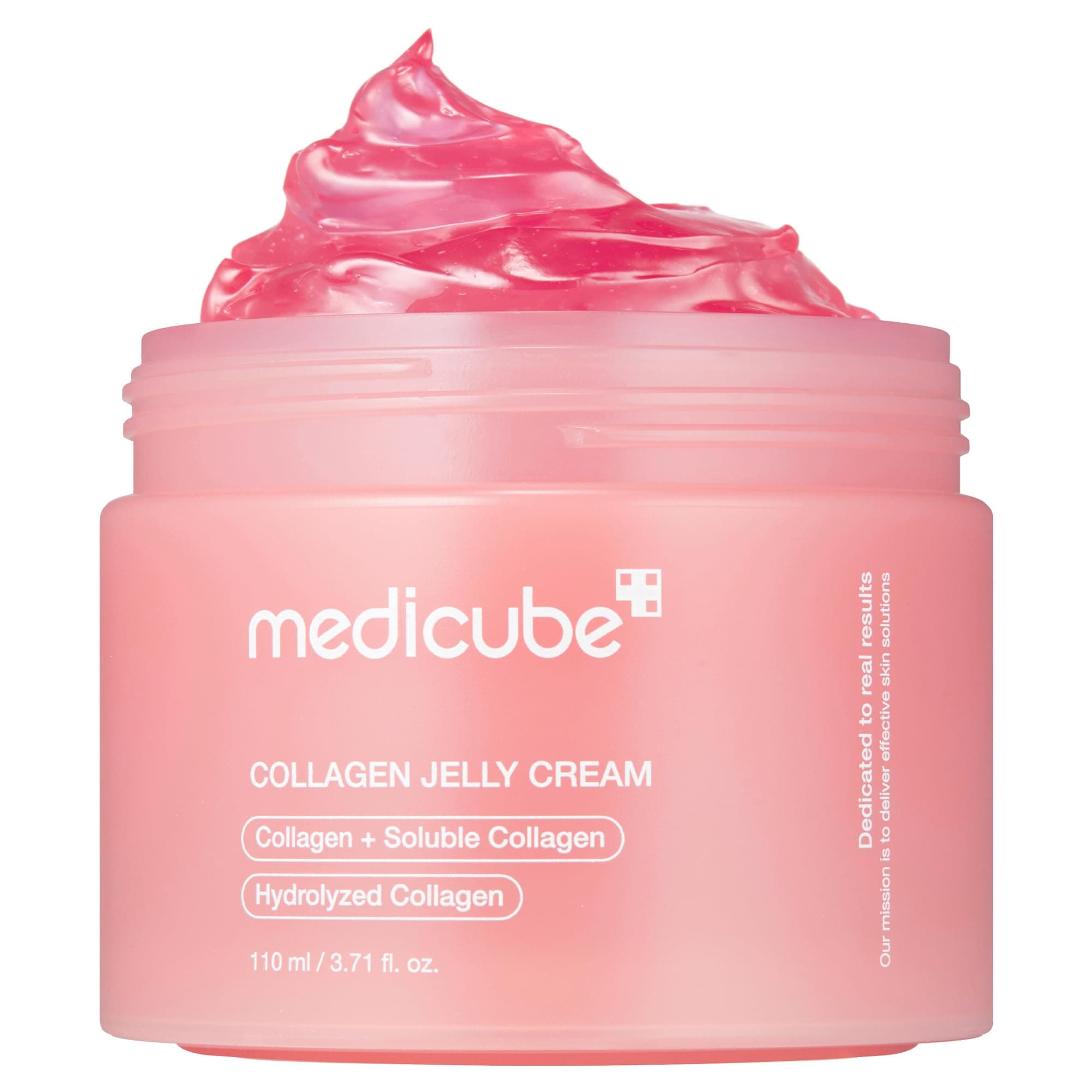 Collagen Jelly Cream- Niacinamide & Freeze-Dried Hydrolyzed Collagen - Boosts skin's barrier hydration and gives 24h Glow & Lifted Look - No artificial color, Korean skincare (3.71 fl.oz.)