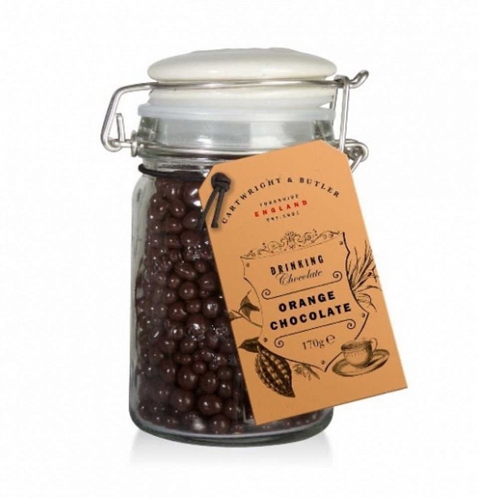 Cartwright & Butler Drinking Hot Chocolate Balls, Orange Chocolate 170g