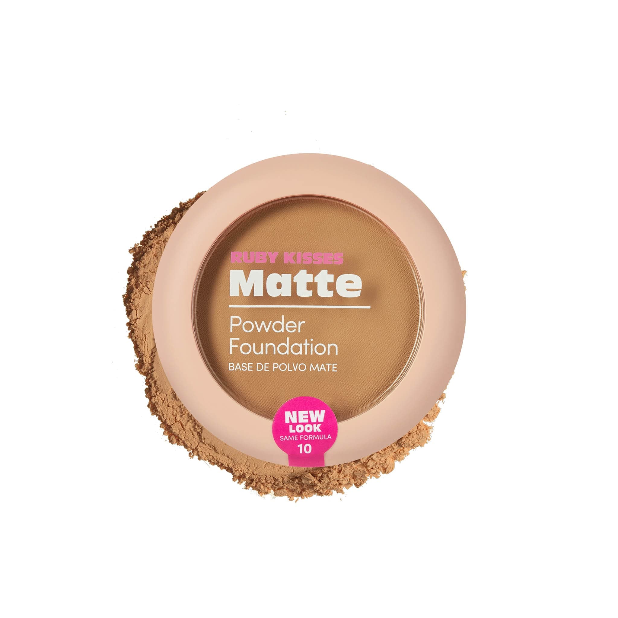 Powder Foundation Full Coverage Matte Foundation Long Lasting Face Makeup 0.35 oz. (Golden Honey)
