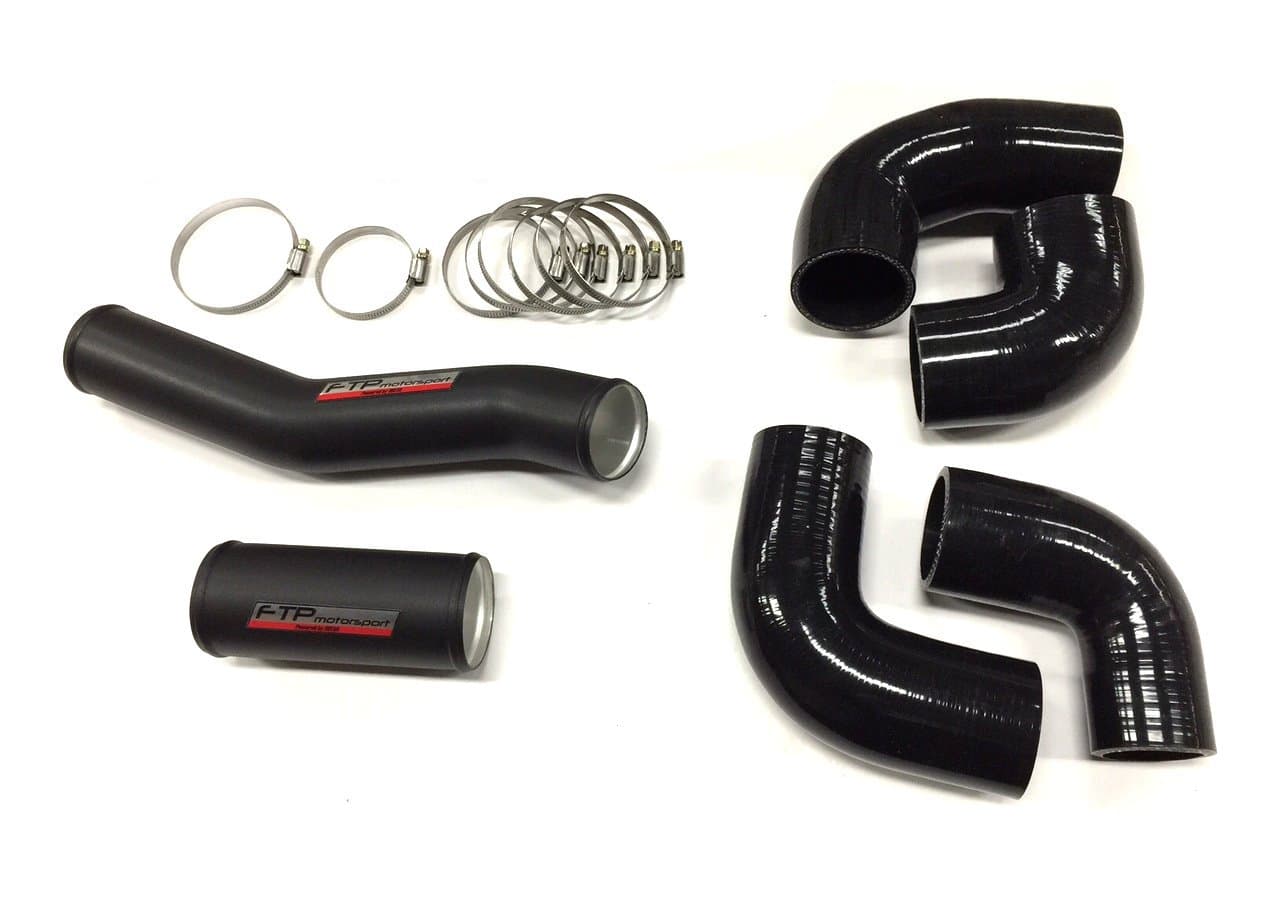 FTP Turbo Charge Pipe for Mini S 1.6T R56 R60 JCW Black Aluminum