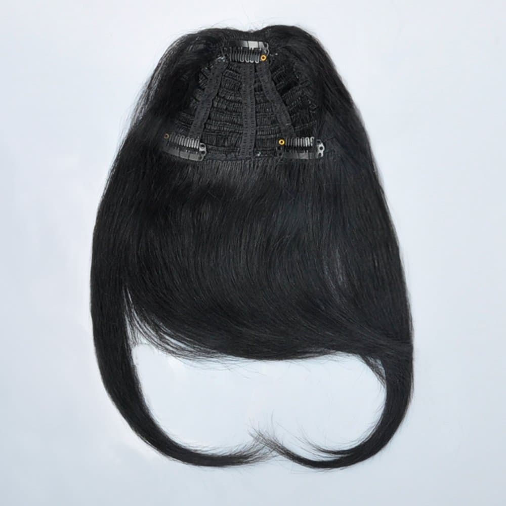 Remy Human Hair Fring/Bang 25g #01 Jet Black