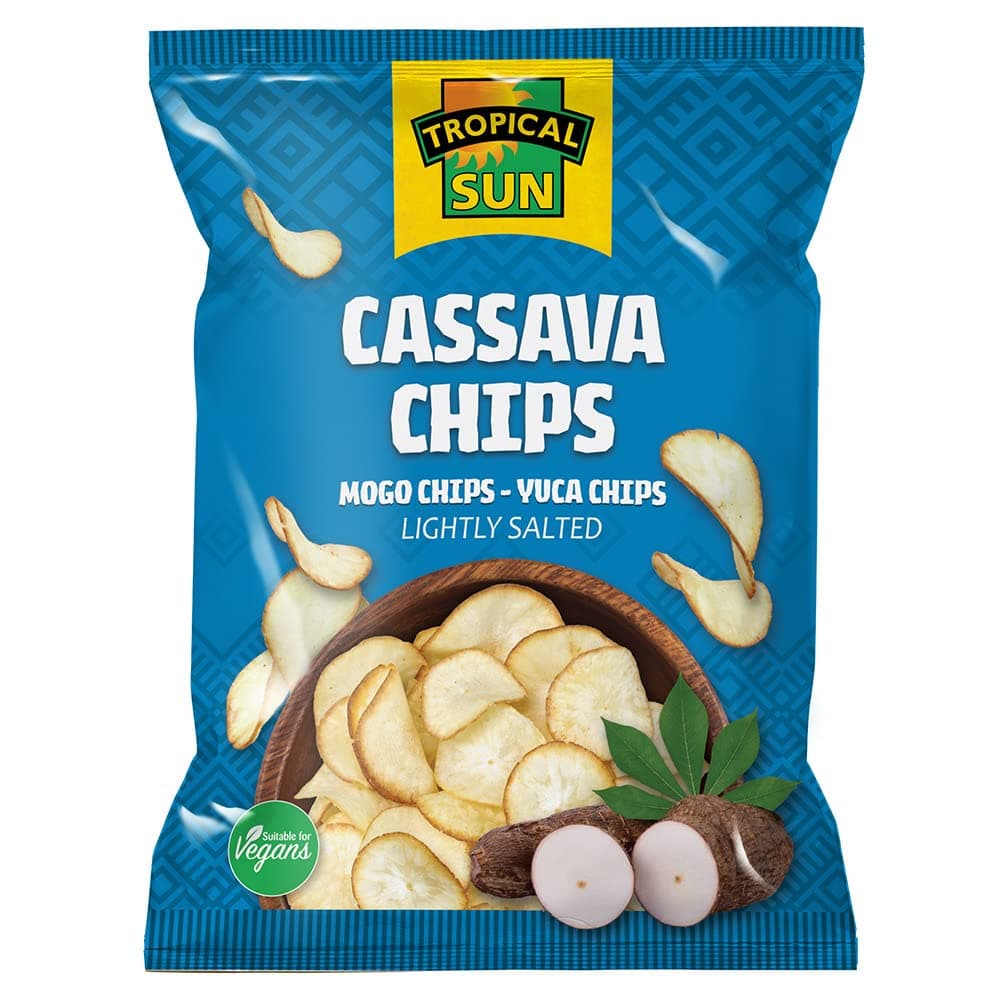Cassava Chips Salted Flavour, 80g (Pack of 6)