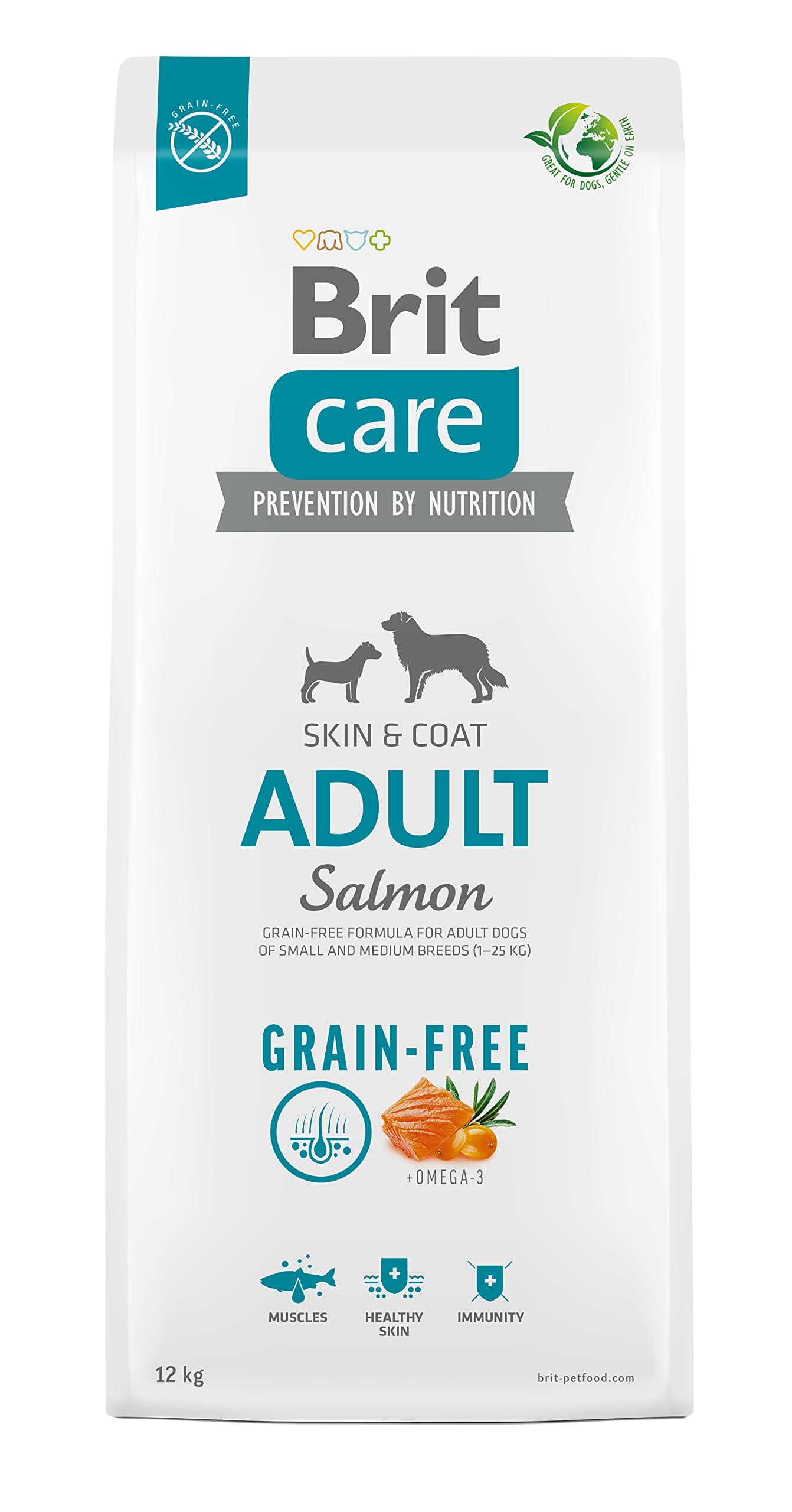 Care Dog Grain Free Adult Salmon 12kg