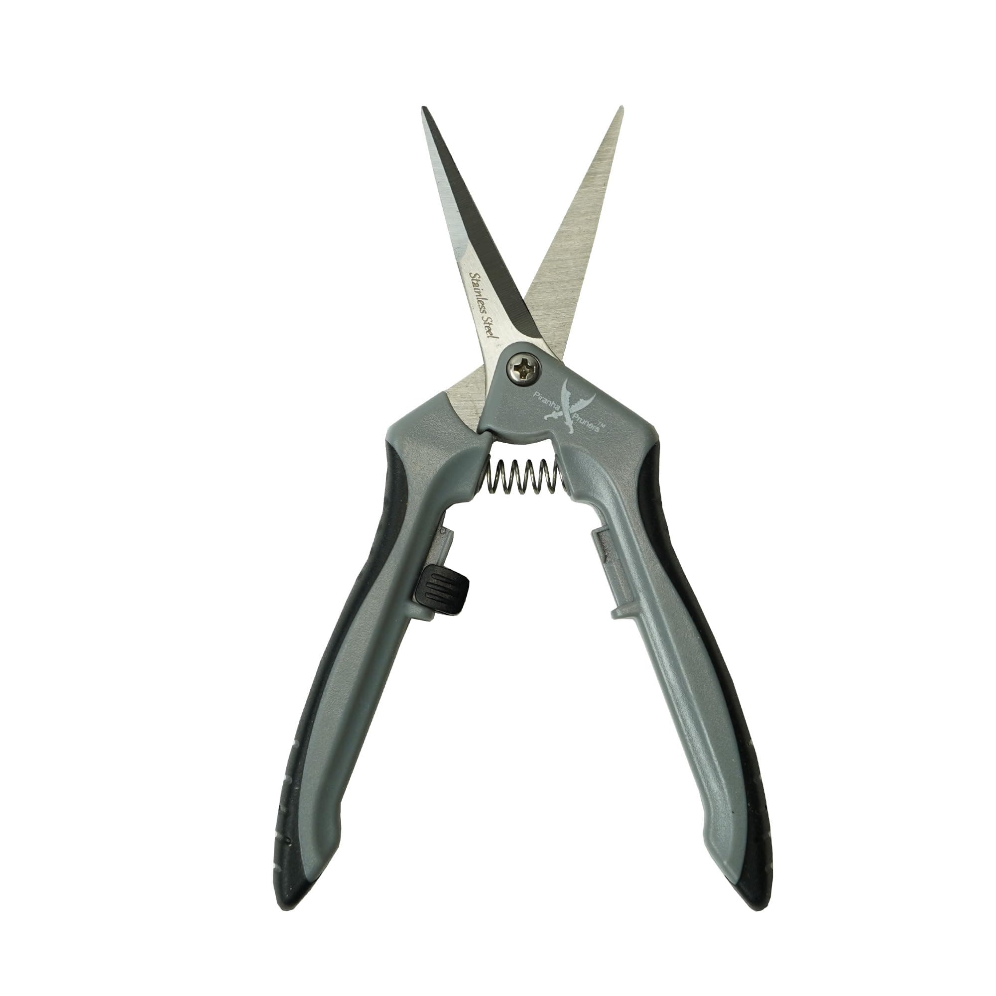 Piranha Pruner Trimming Scissors Garden Shears, Plant Trimmers, Gardening Hand Tools, Curved Stainless Steel Blade