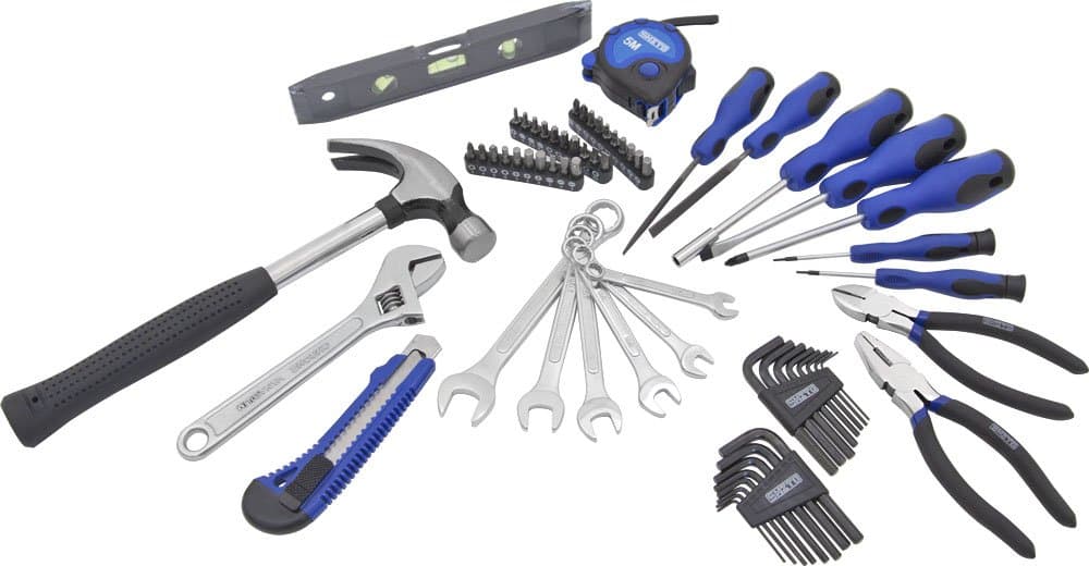 Homeowner Multi-Task All Purpose Hand Home Repair Tool Kit, Household Tool Set 66 Pieces By SHITO
