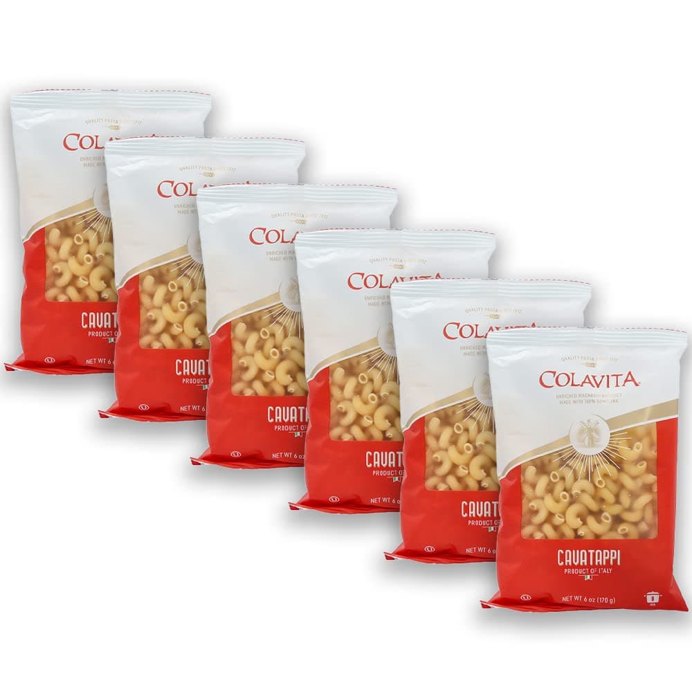 Cavatappi: Corkscrew Pasta for Gourmet Creations - Twist into Italian Flavors - 1Lb (Pack of 6)