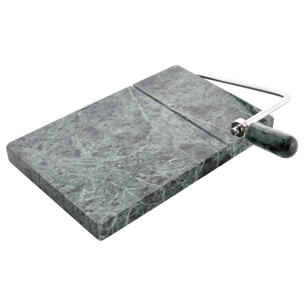 Green Marble Cheese Slicer Cutter Peeler Cheese Board with Replacement Wires