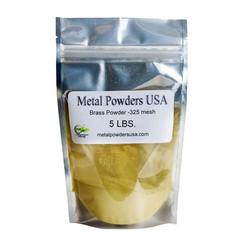 Premium Grade Brass Powder -325 Mesh Five pounds (5LBS) Rapid Shipping