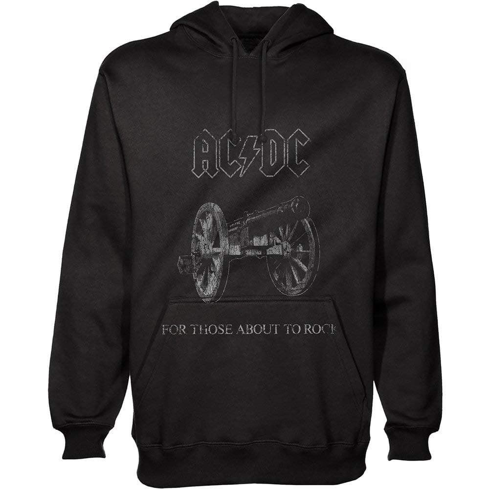 AC/DC Hooded Sweatshirt OFFICIAL For Those About To Rock (XL)
