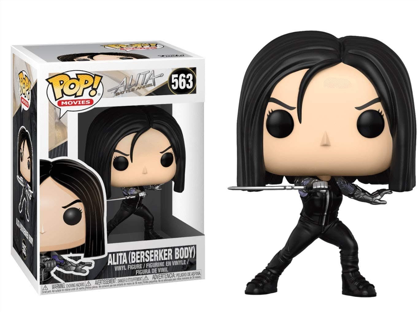 Funko Pop Movies: Alita Battle Angel - Alita (Berserker) Collectible Figure, Multicolor
