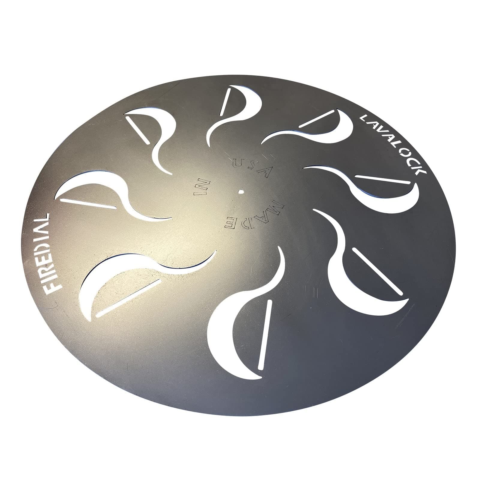 LavaLock FireDial Baffle Plate Heat Management System for Charcoal BBQ and Barbecue Smokers, UDS, WSM, Kettle (For 22 in. WSM)