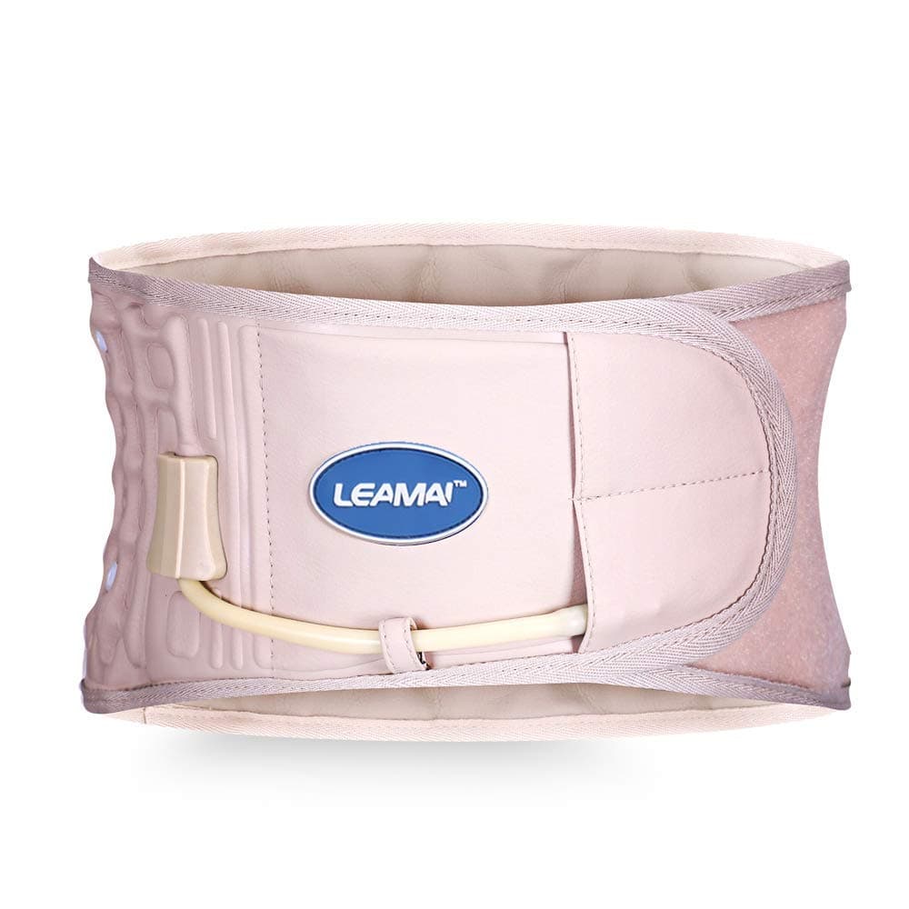 Decompression Back Belt Back Brace Back Pain Lower Lumbar Support Size S,L,XL(25"-55") Four Colors for Men&Women.L