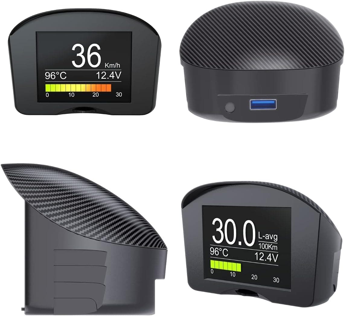 AUTOOL X50PLUS Car Head Display Digital OBDII Speedometer with Over-speed Alarm Function, Battery Voltage Meter for 12V OBDII Vehicles