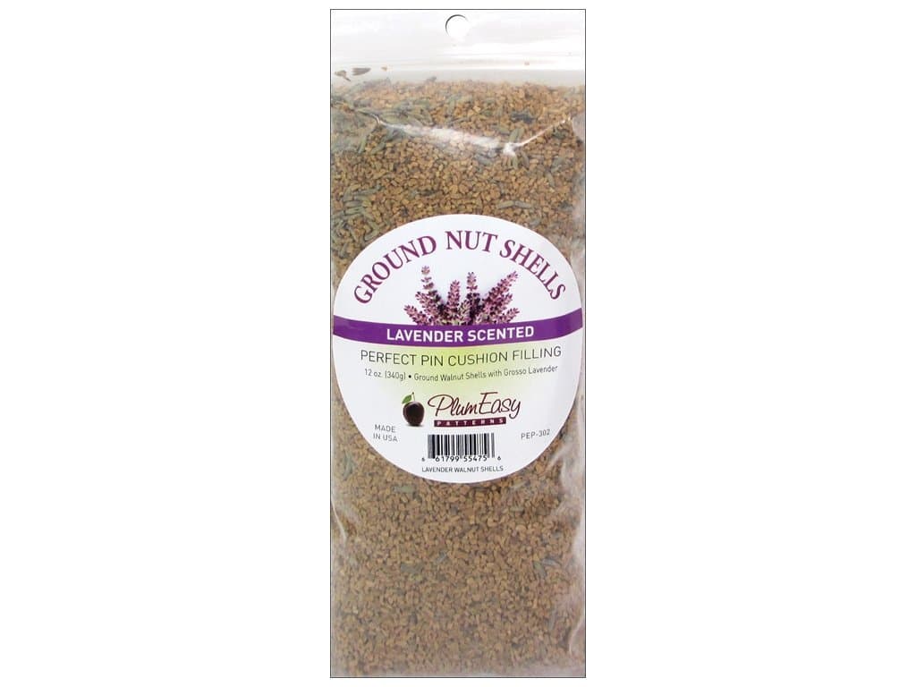 PlumEasy Patterns Ground Walnut Shells Lavender Scented, 11 oz. Bag
