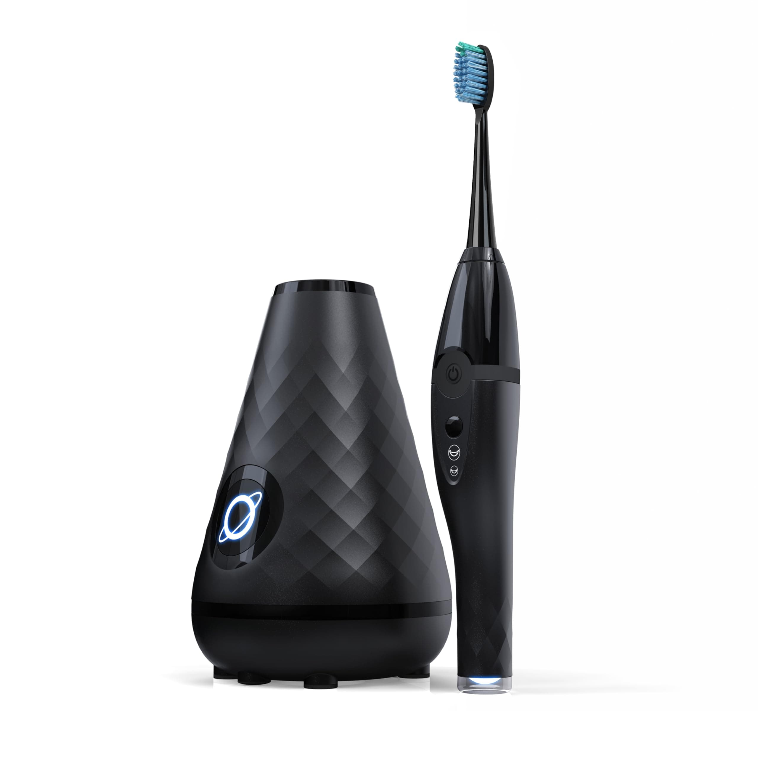 Tao Clean UV Sanitizing Sonic Toothbrush and Cleaning Station, Electric Toothbrush, Dual Speed Setting, Black