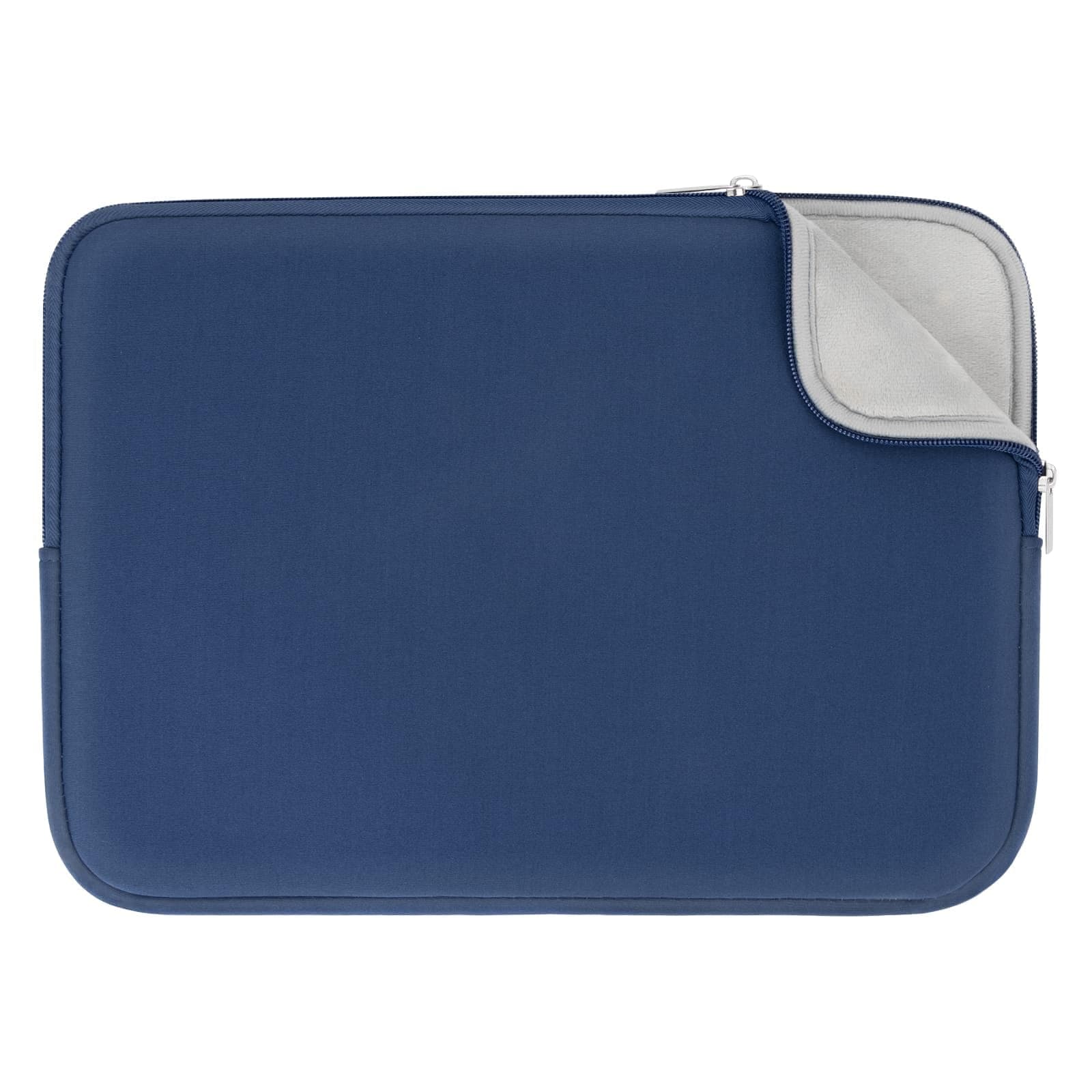 RAINYEAR 14 Inch Laptop Sleeve Protective Case Soft Lining Padded Zipper Cover Carrying Bag Compatible with 14" Notebook Computer Tablet Ultrabook Chromebook (Navy Blue, Upgraded Version)