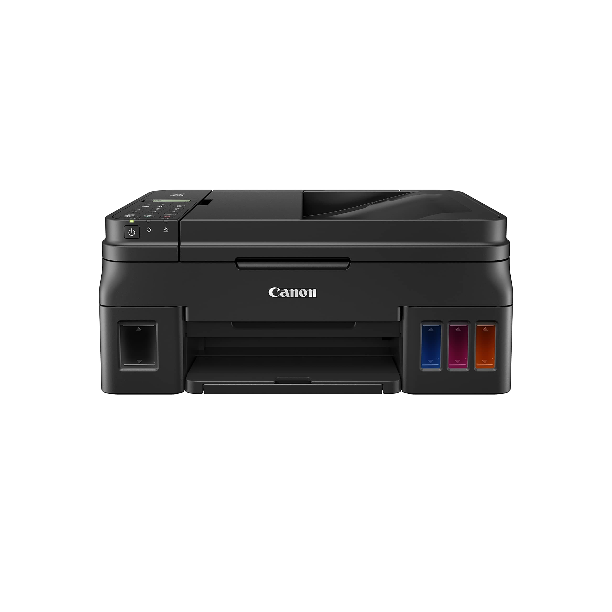 Canon PIXMA G4210 Wireless All-In-One Supertank (Megatank) Printer, Copier, Scan, Fax and ADF with Mobile Printing, Black, One Size (2316C002)