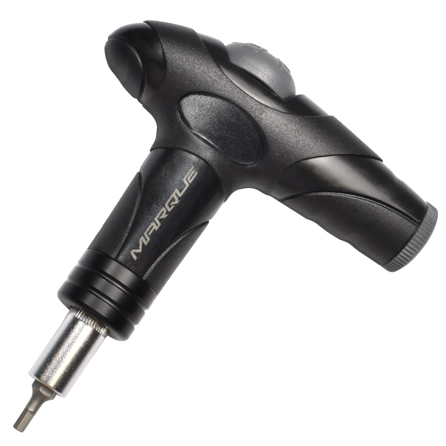 MARQUE Adjustable Bike Torque Wrench – 4, 5, 6 Nm Dial Portable Mini Bicycle Multitool Allen Key Tool, includes 3, 4, 5 mm Hex, T 25 Tool Bits – Repair Your Road and MTB at Home Garage - Cyclist Gift