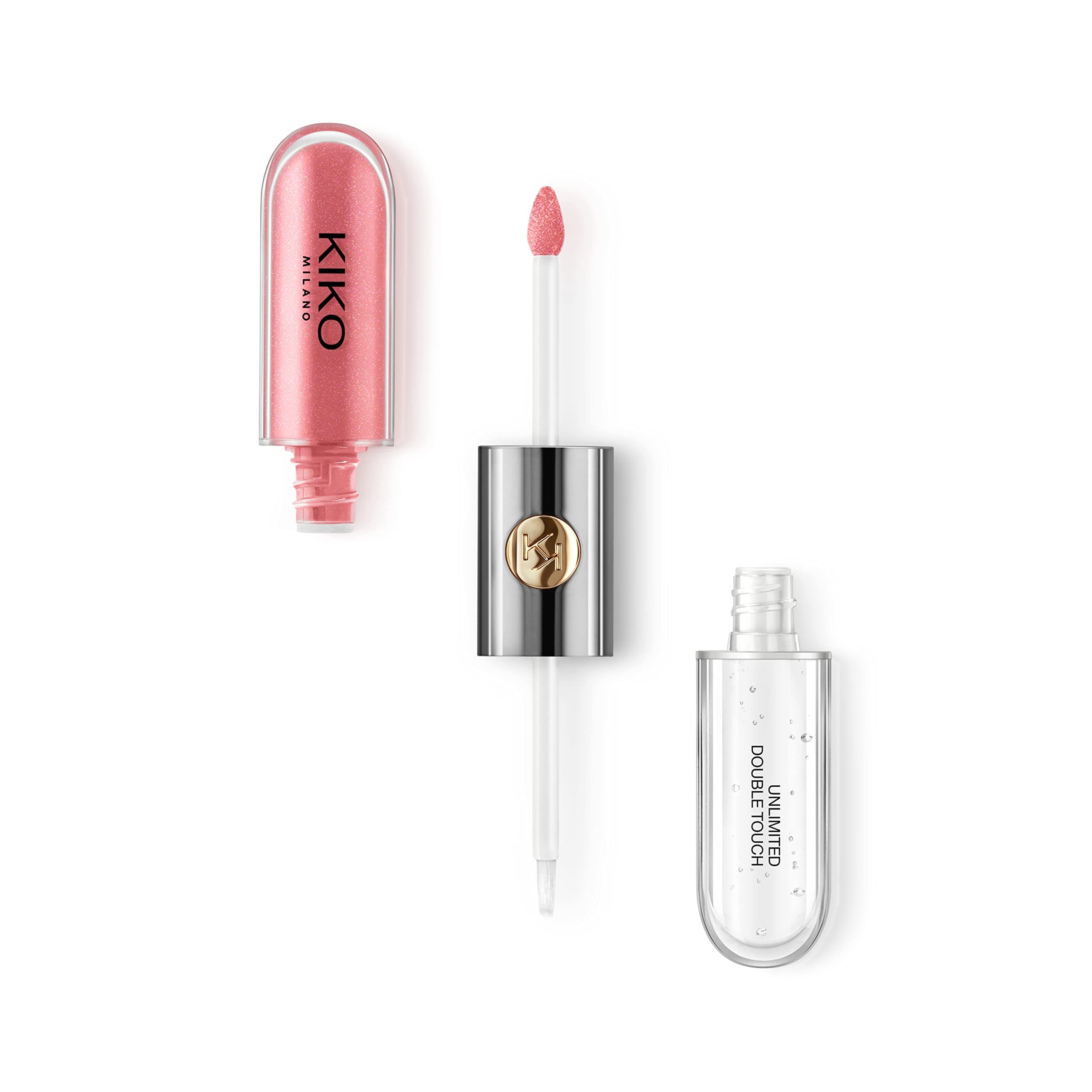 KIKO Milano Unlimited Double Touch Lipstick 112 Satin Peach Rose, 3 ml