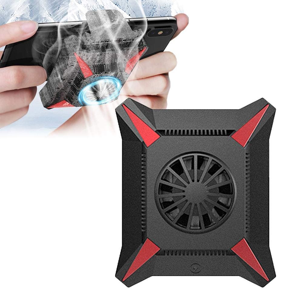 DokFin Mobile Game Controller, Phone Cooler, 3 in 1 Functions Game Controller with Phone Holder for 4-6.5 Inch Phone