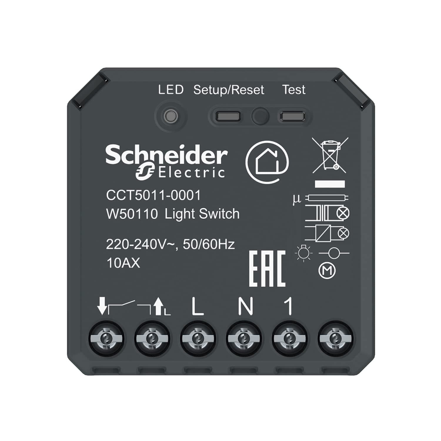 LifeSpace CCT5011-0001 Wiser Micro Module Light Switch