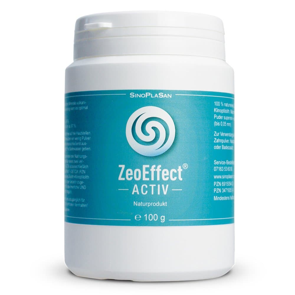 ZeoEffect-Activ, 100g Clinoptilolith Zeolite-Powder, highest controlled quality