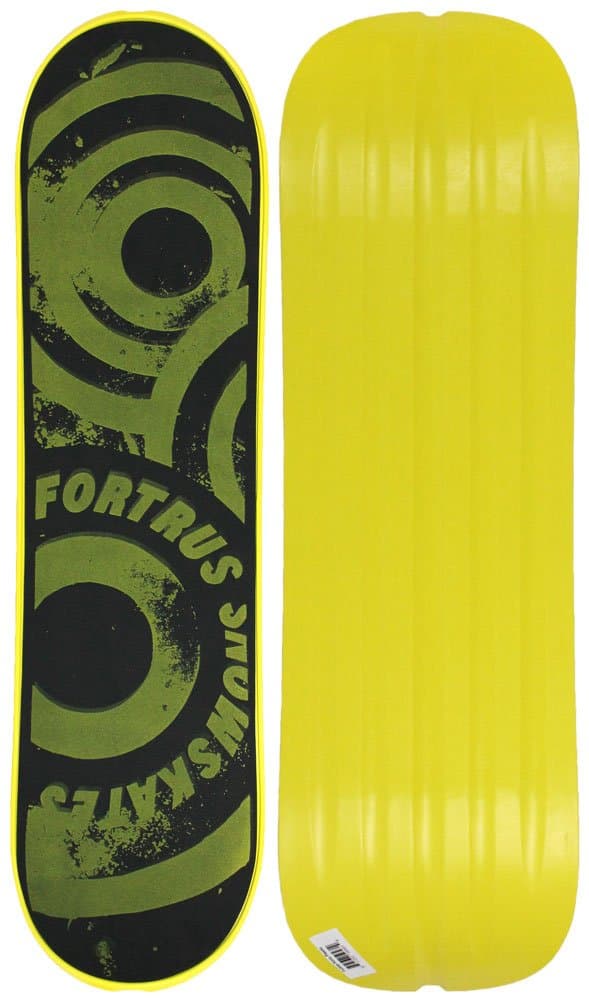 Sonic Snow Skate Snowboard Deck, Yellow, 35"